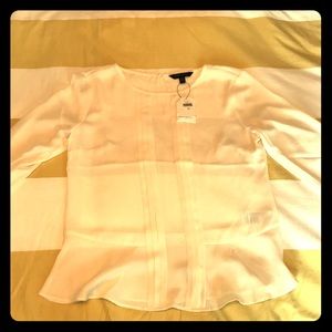 Banana Republic Off White Blouse NWT